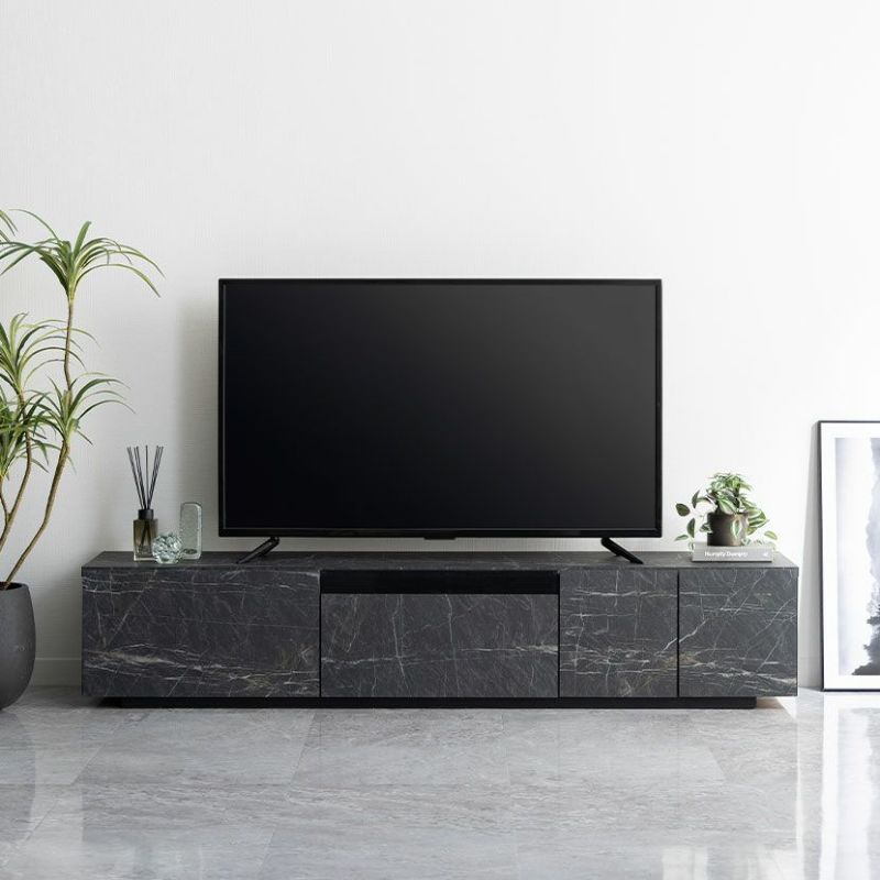 幅180cm テレビボード幅178cm 日本製 テレビ台 大理石調 収納 引き出し付き