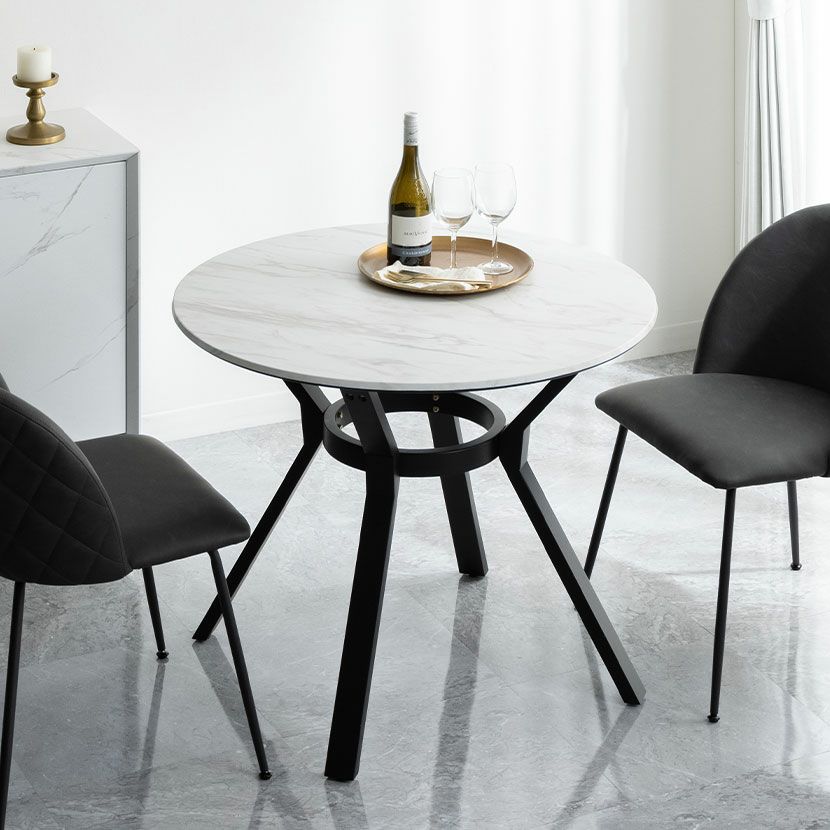 セラミック ラウンド 丸テーブル ダイニングテーブル カフェテーブル  