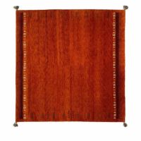 190×190cm ギャッベラグ SUNSET 手織り 天然素材 コットン ウール ラグ