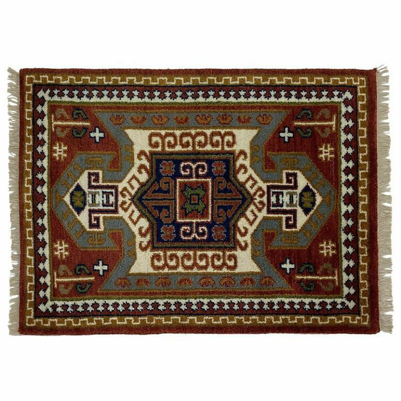 190×240cm トライバルラグ FLAG 手織り 天然素材 コットン 190×240cm トライバルラグ FLAG 手織り 天然素材 コットン