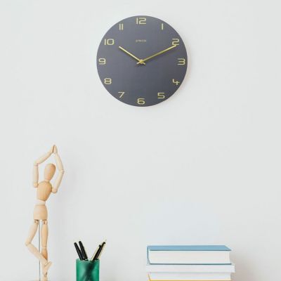 幅30cm 壁掛け時計 アナログ ナイトタイム デイタイム インテリア ウォールクロック モダン スイープ 静音 掛け時計 おしゃれ リビング 時計 シンプル グレー ホワイト 白