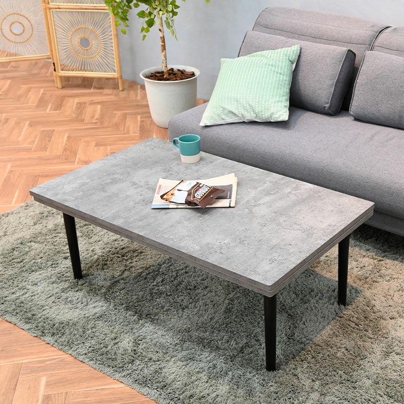 幅105cm 家具調 こたつテーブル 長方形 石英管ヒーター 高さ調節可能  