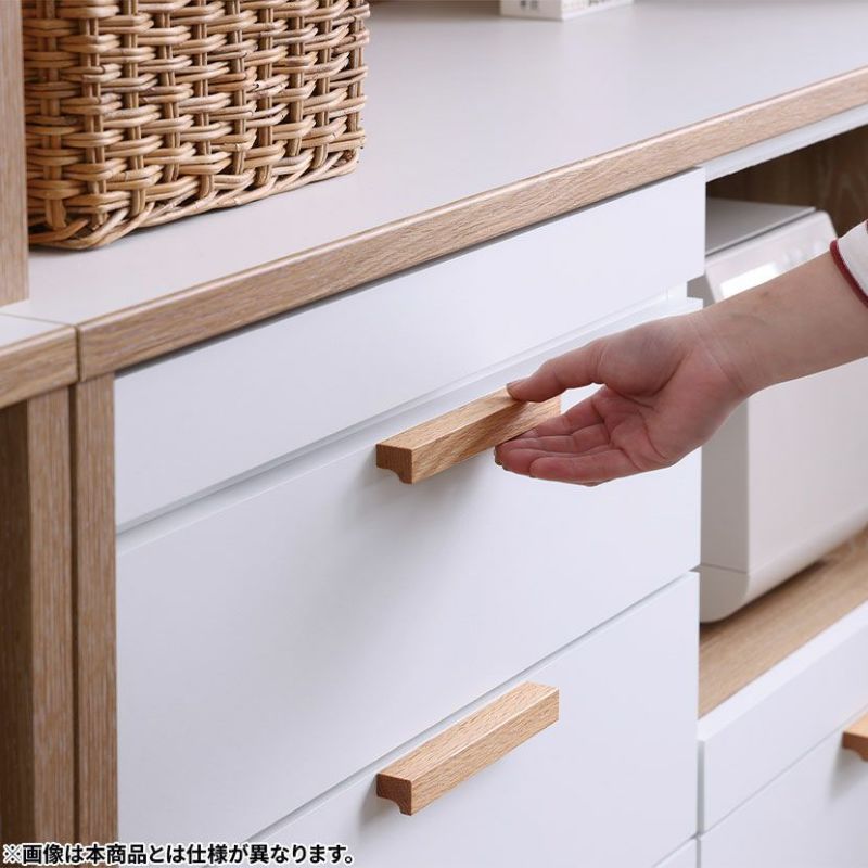 幅119.1cm 食器棚 日本製 引き出し付き スライドテーブル付き 幅119.1cm 食器棚 日本製 引き出し付き スライドテーブル付き