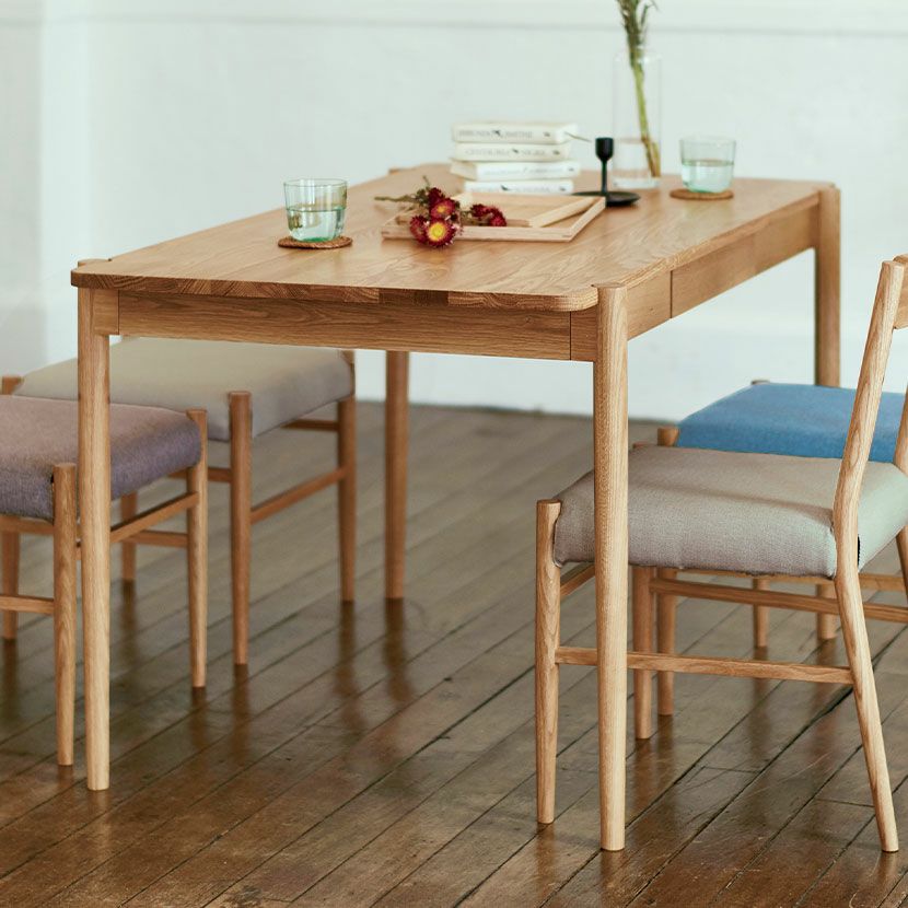 SIEVE (シーヴ) 幅160cm ダイニングテーブル 4人用 デント 木製