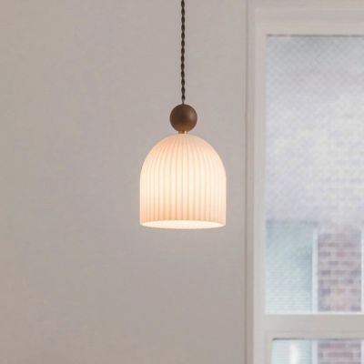 【LED電球付き】1灯 ペンダントライト ムルク ガラス ライト 吊り下げ 照明 インテリア 間接照明 北欧 天井照明 おしゃれ 可愛い レトロ 韓国インテリア風 リビング