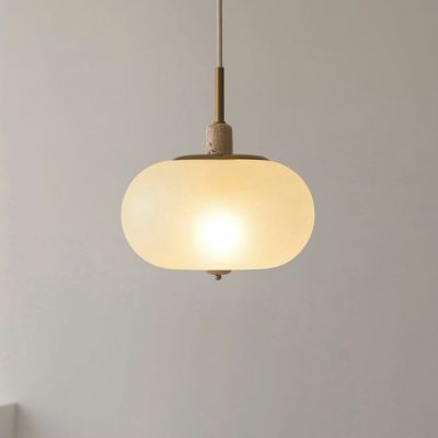 【LED電球付き】1灯 ペンダントライト パルカノ ガラス ライト 吊り下げ 照明 インテリア 間接照明 コード調節可能 天井照明 おしゃれ シンプル リビング ダイニング