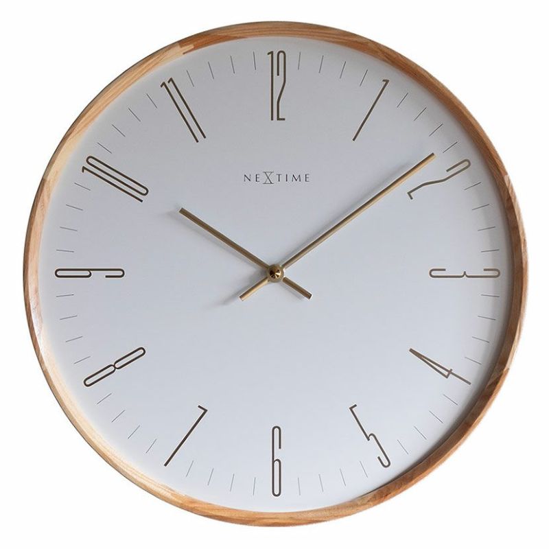 幅35cm アナログ 掛け時計 JAPANDI スイープ 静音 壁時計 インテリア