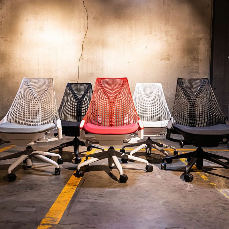 【ホワイト・ピンク】ハーマンミラー　セイルチェア HermanMiller/ハーマンミラー セイル チェア ホワイト 通販