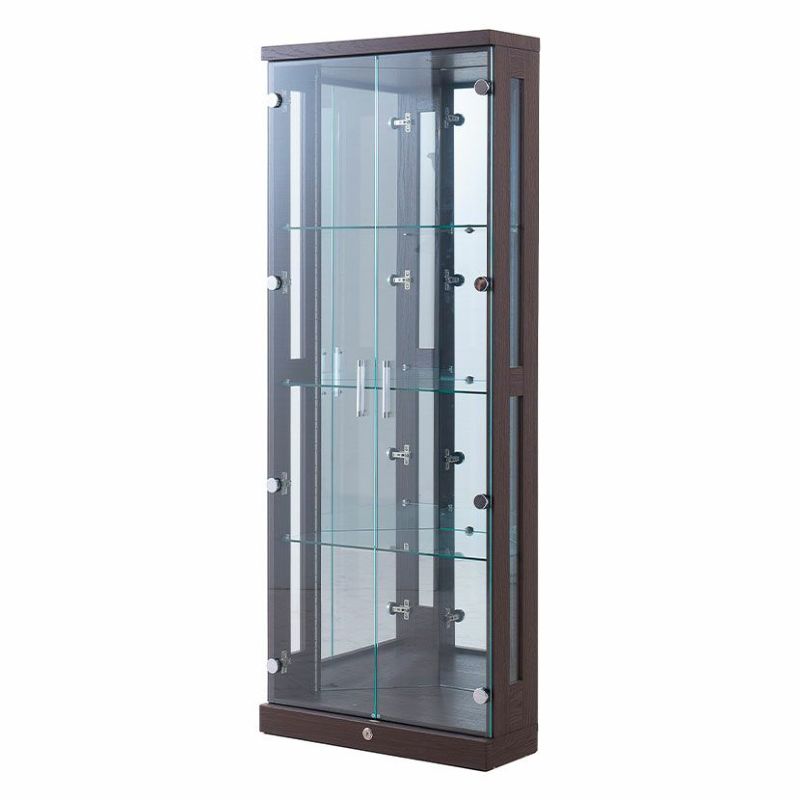 設置無料】幅59cm コーナー コレクションケース ガラス ショーケース
