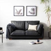 【設置無料】幅174cm 2人掛け ソファ エーゼ リビングソファ おしゃれ ローソファー レザー ソファー 本革 アームレスト シンプル 北欧 モダン ブラック ベージュ｜¥118,000の動画