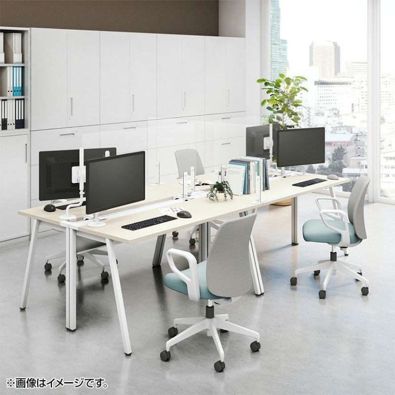 設置無料】幅80cm リーン デスク 奥行60cm センター引き出し付き