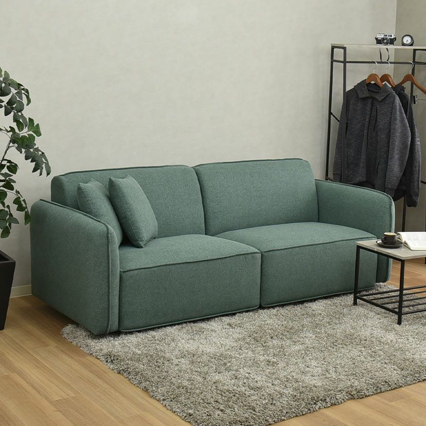 幅68cm オットマン ファブリック 布 ウレタン 正方形 スクエアデザイン