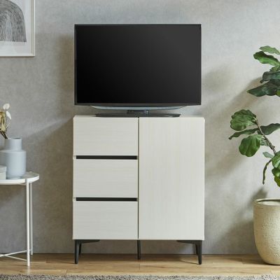 幅60cm チェスト オープンラック 木製 おしゃれ リビング 収納 サイド